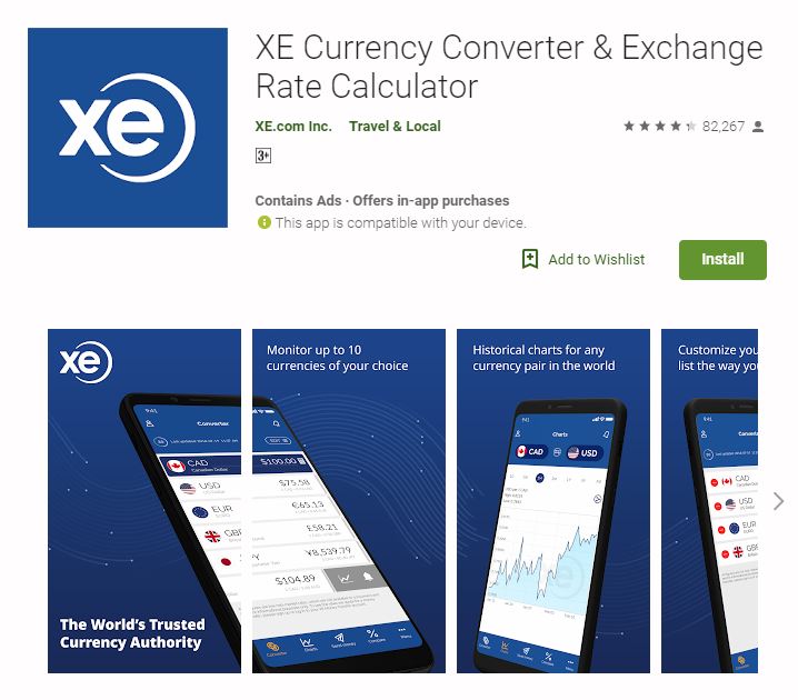 Xe currency converter